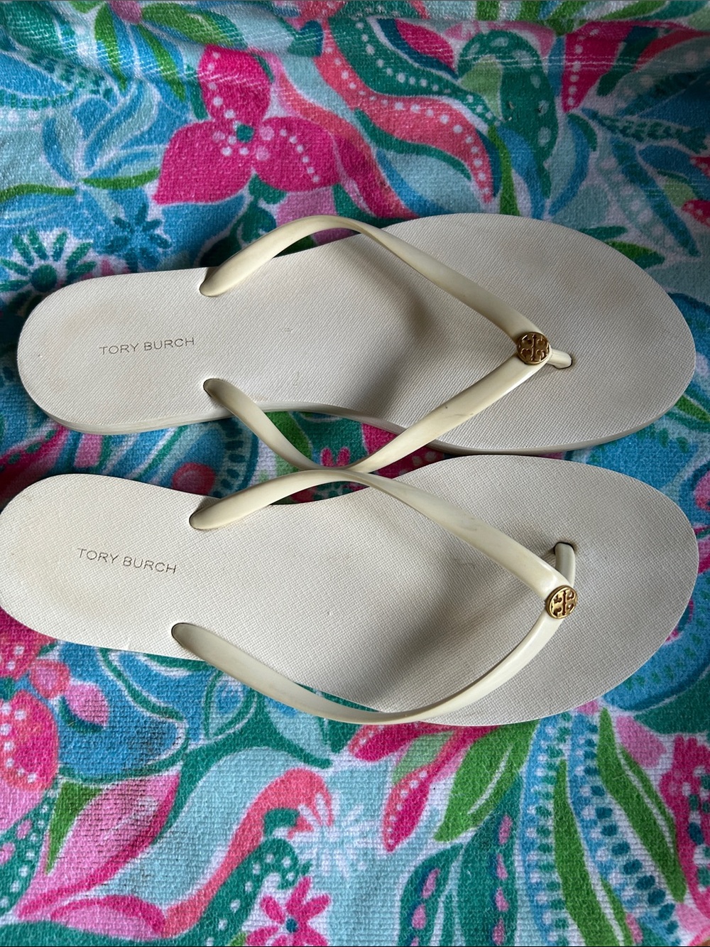Tory Burch Flip Flops.